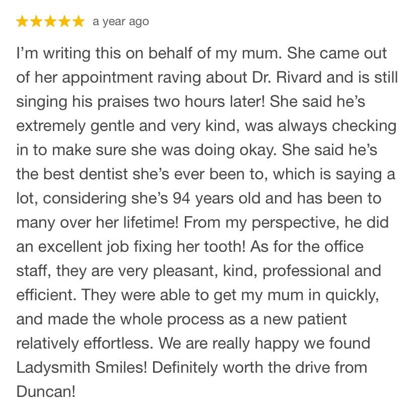 gentle kind pleasant senior dental review